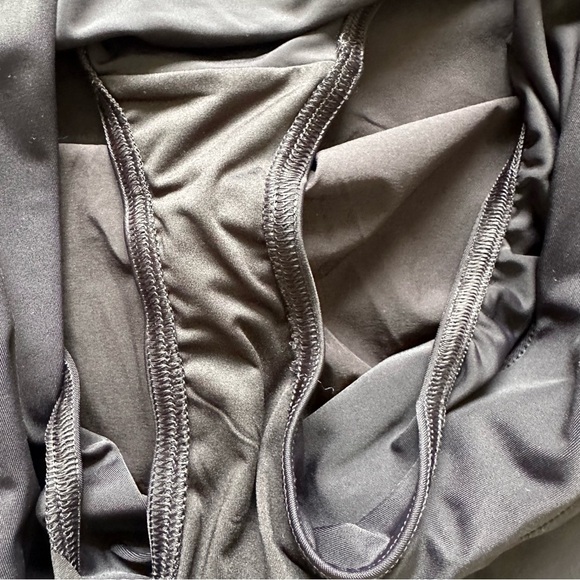 Lands End Womens Swim Shorts w/ Brief Modest 11" Quick Dry Black Plus‎ 24W Beach - Picture 4 of 9